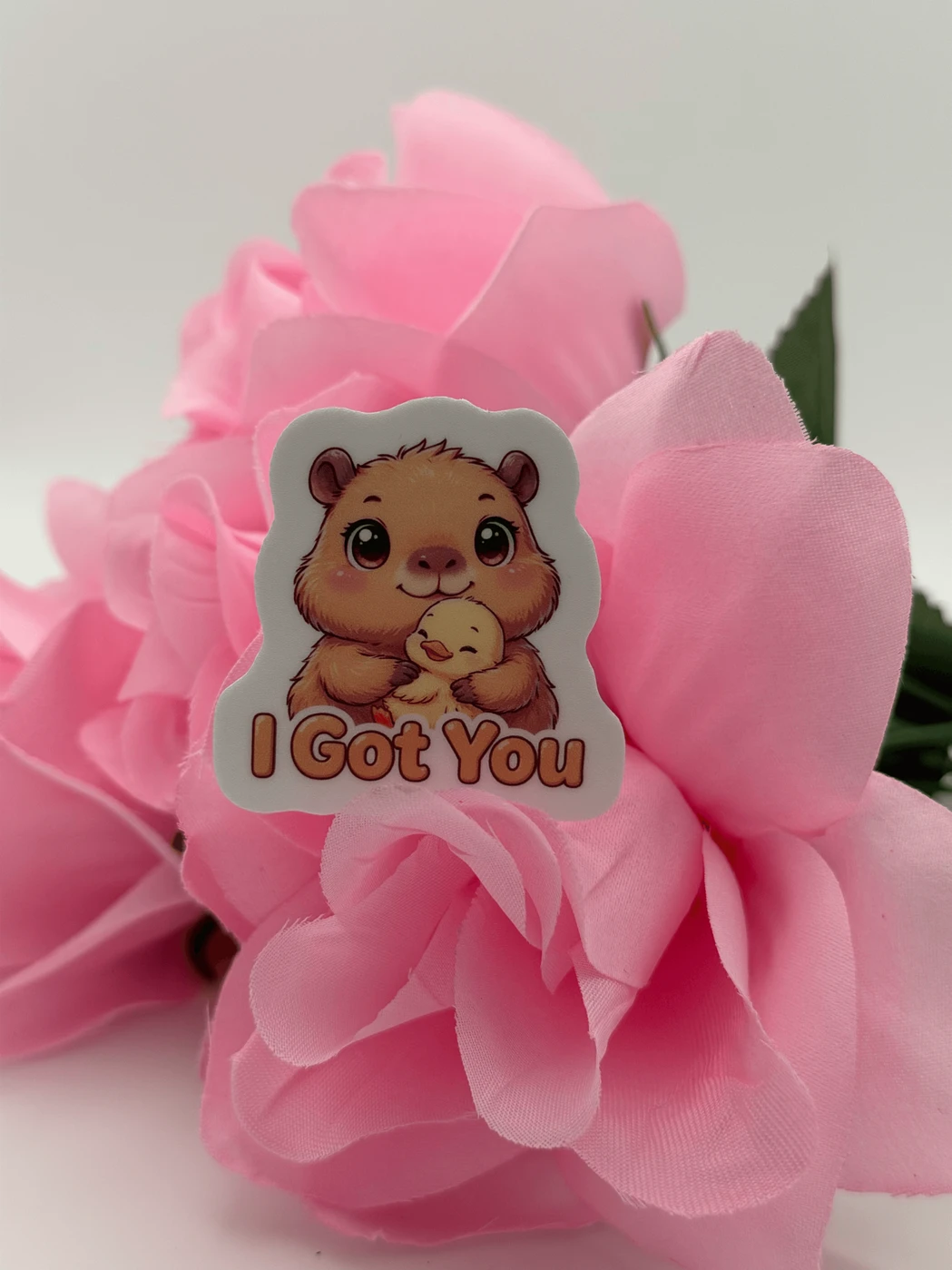 Cute Hamster Duck I Got You Vinyl Sticker