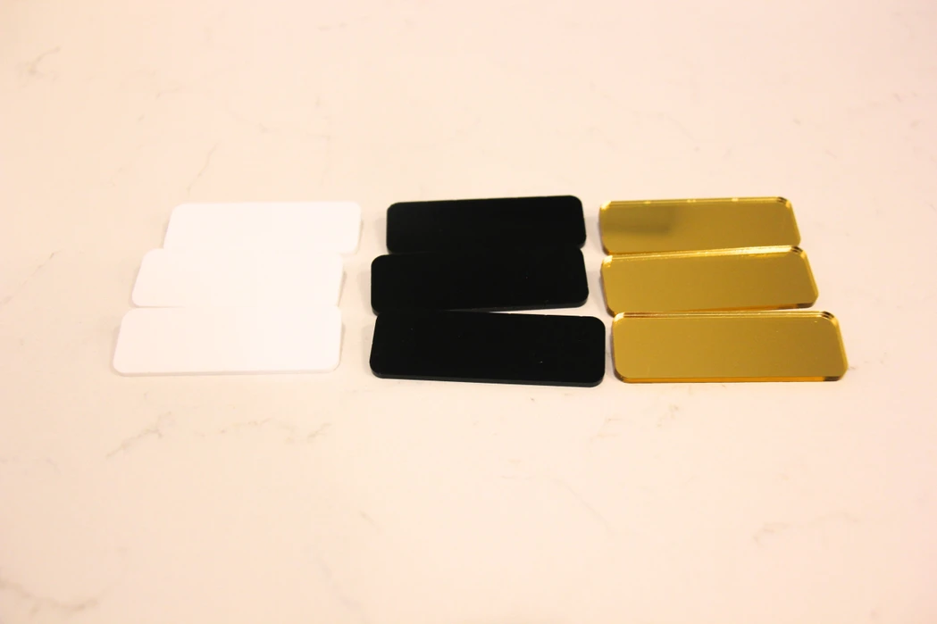 Blank Pin Back Name Badges