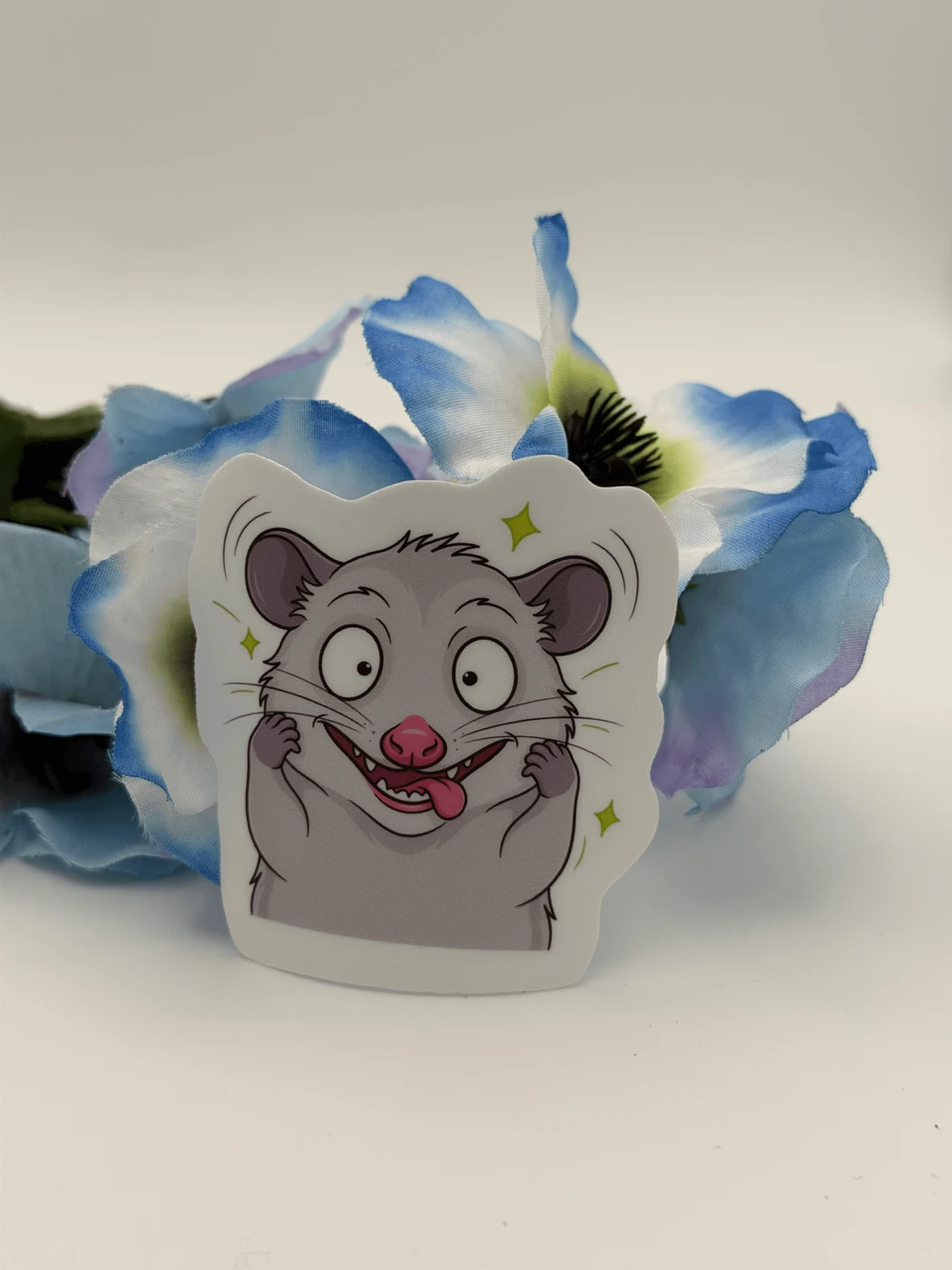Cute Possum Sticker Funny Cartoon Animal Decal