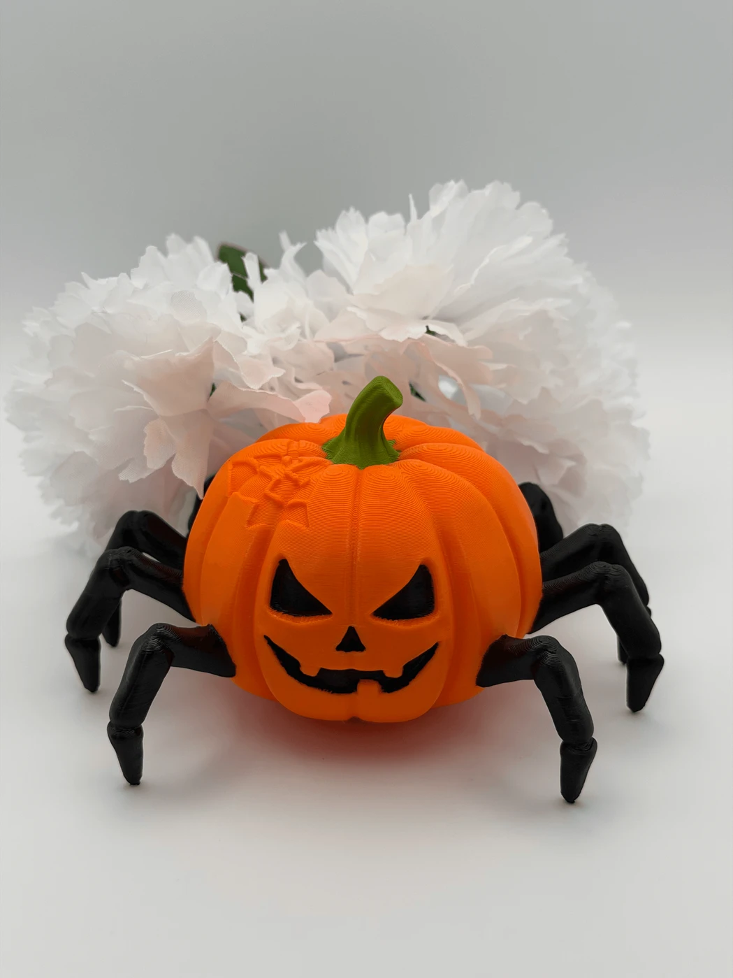 Pumpkin Spider 3D Printed PLA Halloween Figure
