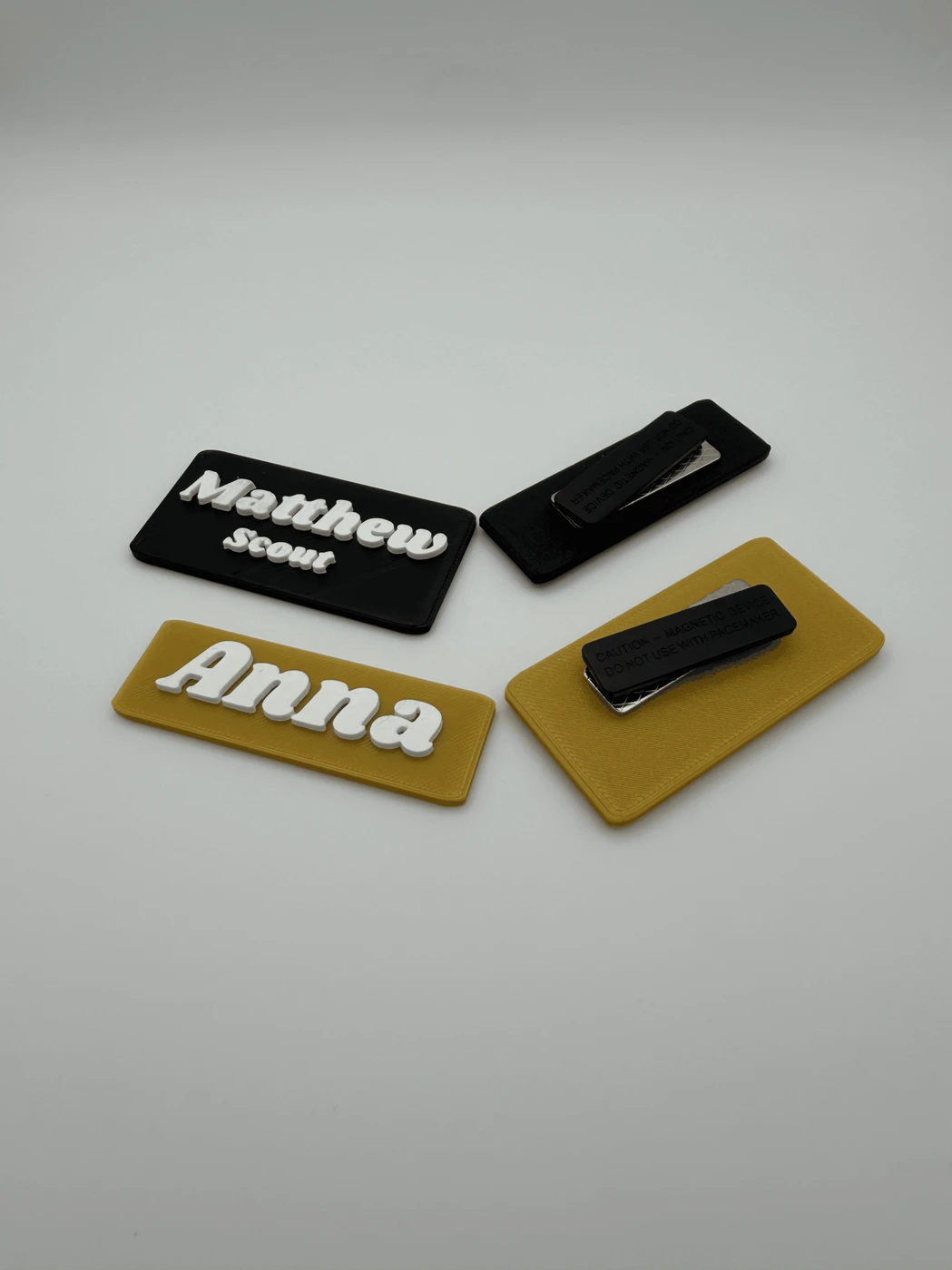 Custom 3D Printed Name Badge - Personalized Name Tag