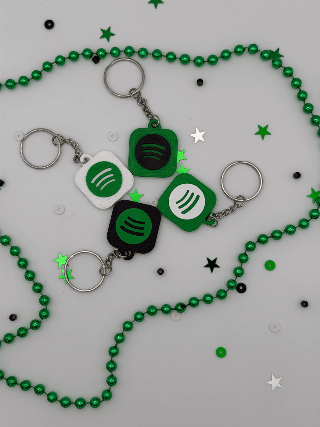 Spotify 3D Printed NFC Keychain