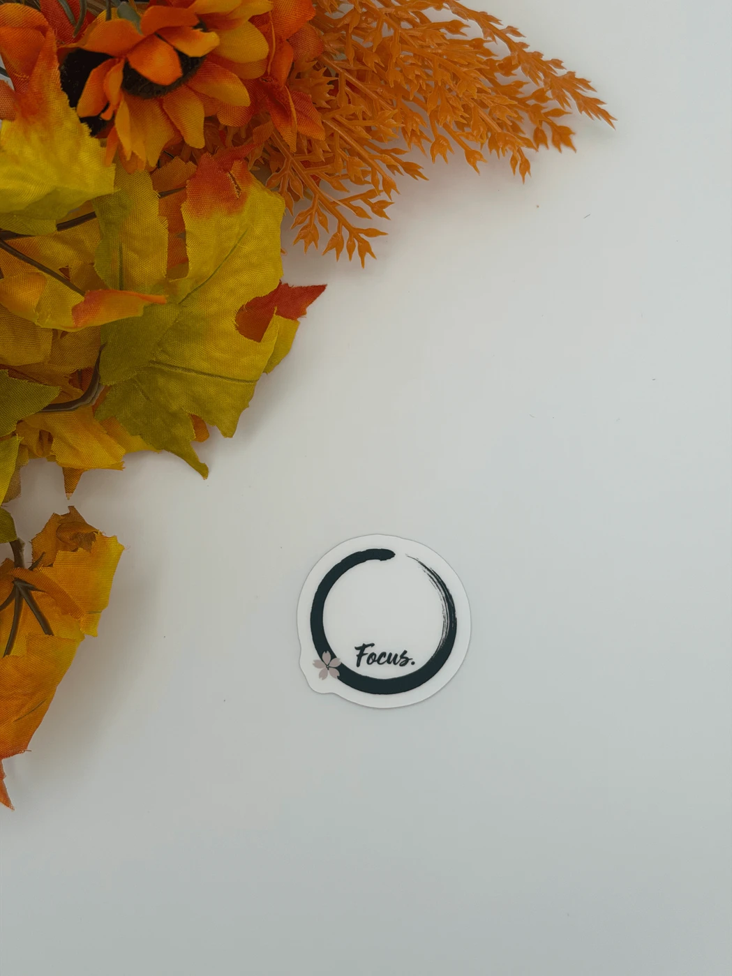 Focus Zen Circle Vinyl Sticker