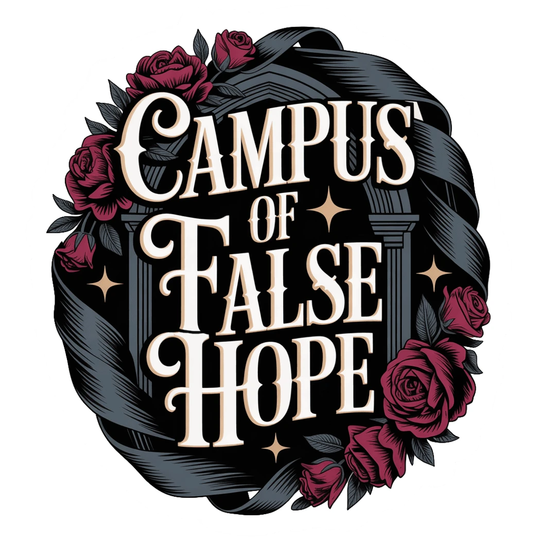 Campus of False Hope Gothic Academia Sticker