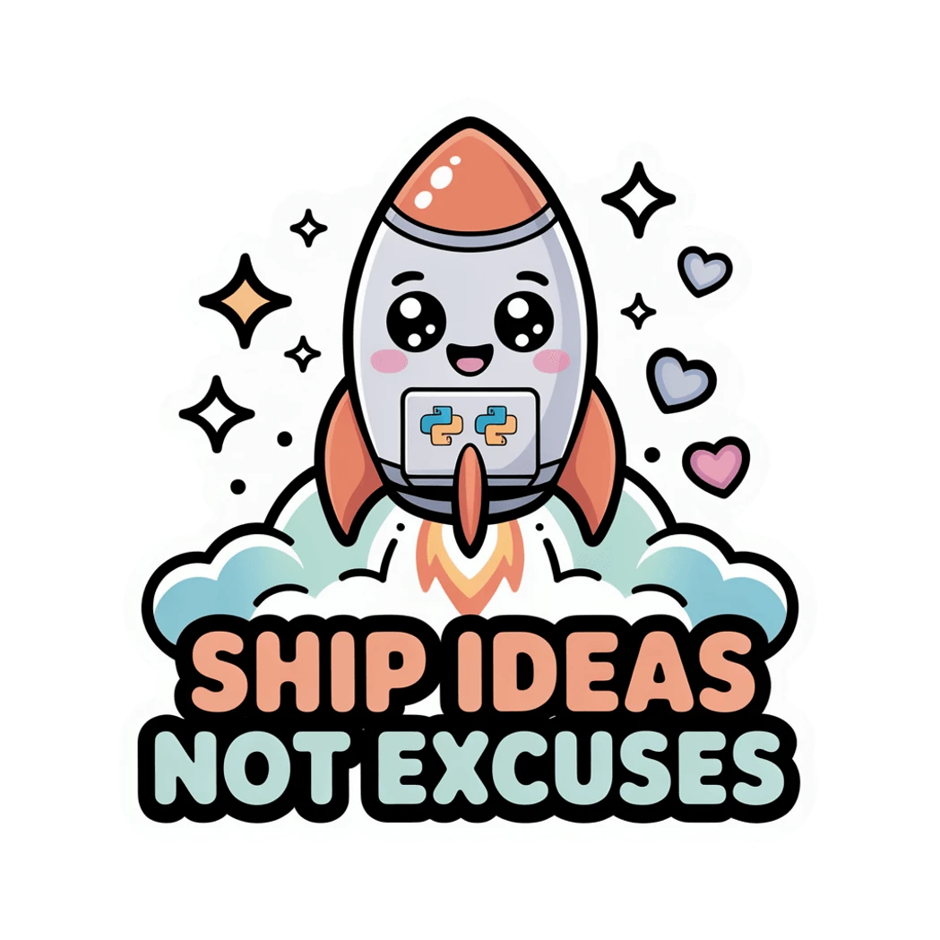 Cute Rocket Ship Ideas Not Excuses Motivational Vinyl Sticker