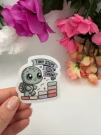 Cute Motivational Turtle Tiny Steps Still Count Sticker