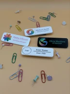 Personalized Acrylic Name Badge with Logo
