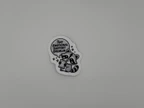 Cute Emotional Support Gremlin Raccoon Vinyl Sticker