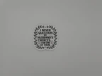 Funny Husband Quote Laurel Wreath Sticker