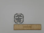 Funny Husband Quote Laurel Wreath Sticker