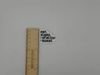 Eat Sleep Refactor Repeat Programmer Sticker
