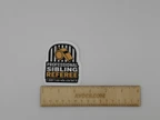 Professional Sibling Referee Funny Whistle Sticker