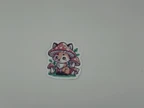 Cute Fox Mushroom Forest Vinyl Sticker