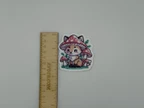 Cute Fox Mushroom Forest Vinyl Sticker