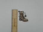 Cute Kawaii Combat Boot Vinyl Sticker