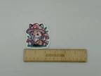 Cute Fox Mushroom Forest Vinyl Sticker