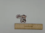 Cute Stay Strong Teddy Bear Motivational Vinyl Sticker