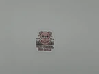 Cute Teddy Bear Tiny Thanks Big Love Sticker