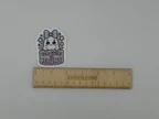 Cute Ghost Too Cute to Haunt Halloween Sticker