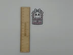 Cute Ghost Too Cute to Haunt Halloween Sticker