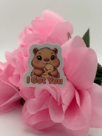 Cute Hamster Duck I Got You Vinyl Sticker