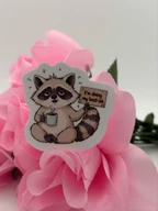 Cute Raccoon Best-ish Vinyl Sticker
