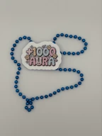 1000 Aura Kawaii Pastel Bubble Letter Sticker