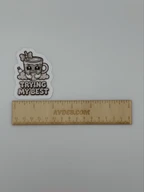 Kawaii Matcha Trying My Best Vinyl Sticker