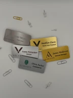 Personalized Acrylic Name Badge with Logo
