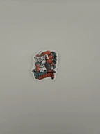 Cute Bunny Powered By Carrots Vinyl Sticker