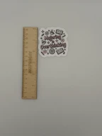 Majoring in Overthinking Cute Study Humor Sticker
