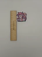 Cute Mushroom Squirrel Kawaii Vinyl Sticker