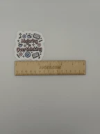 Majoring in Overthinking Cute Study Humor Sticker
