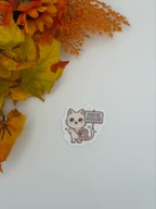 Cute Meme Dealer Cat Vinyl Sticker