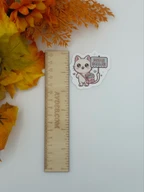 Cute Meme Dealer Cat Vinyl Sticker