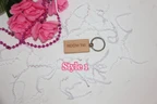 Personalized Wooden Keychain Custom Engraved Name Tag