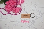 Personalized Wooden Keychain Custom Engraved Name Tag
