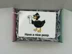 Funny Duck Bathroom Sign "Have a nice poop"