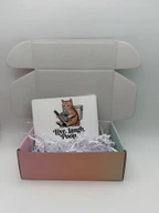 Funny Cat Bathroom Acrylic Sign - Live. Laugh. Poop.