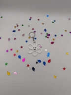3D Printed Smiley Daisy Keychain