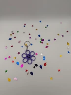 3D Printed Smiley Daisy Keychain