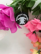 Mentally Offline Bunny Acrylic Keychain