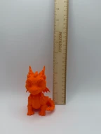 Cute Baby Dragon Figurine 3D Printed PLA Statue