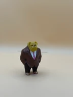Bulldog Business Suit Figure 3D Printed Desk Collectible