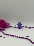 Cute Potato Dragon Keychain, 3D Printed Kawaii Dragon Charm