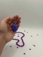 Cute Potato Dragon Keychain, 3D Printed Kawaii Dragon Charm
