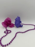 Potato Dragon Sculpture, Cute Kawaii Fantasy Dragon Figurine, 3D Printed, Unique Desk & Shelf Art Piece