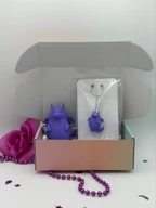 Cute Potato Dragon Set - 3D Printed Fantasy Dragon Figurine & Keychain