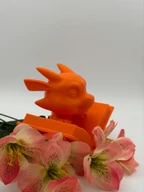 Cute Chibi Dragon in Open Book - 3D Printed Figure