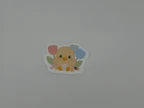 Cute Duckling Flower Sticker